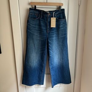 Madewell wide leg crop jeans